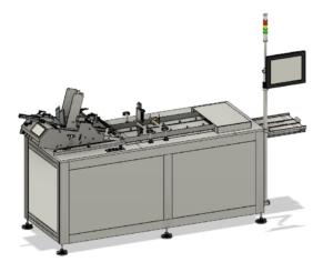 Economic Flat Carton Serialization Machine 9 AMAPLAN B150 AUTO INFEED3 EXIT